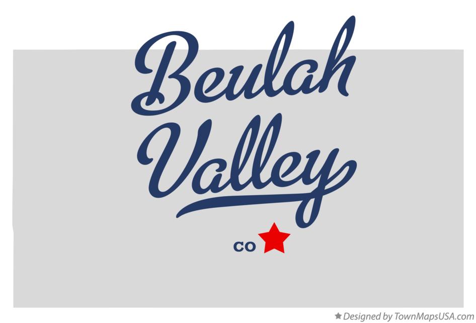Map of Beulah Valley Colorado CO