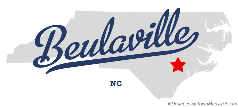 Map of Beulaville North Carolina NC