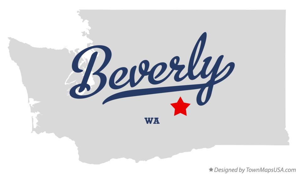 Map of Beverly Washington WA