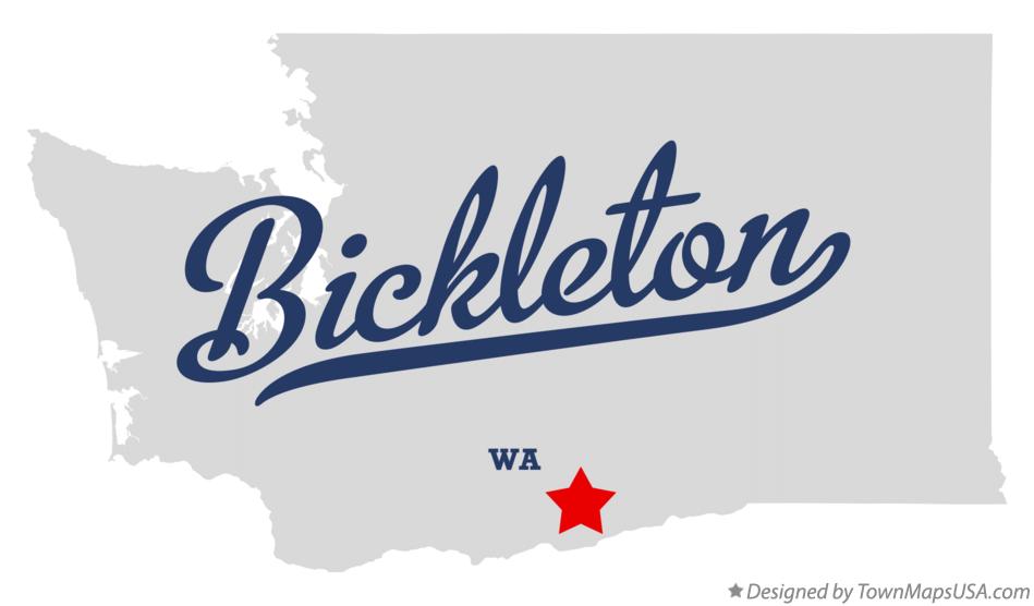Map of Bickleton Washington WA