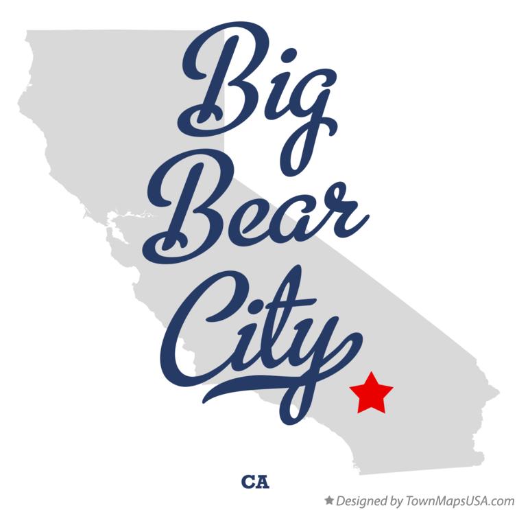 Map of Big Bear City California CA