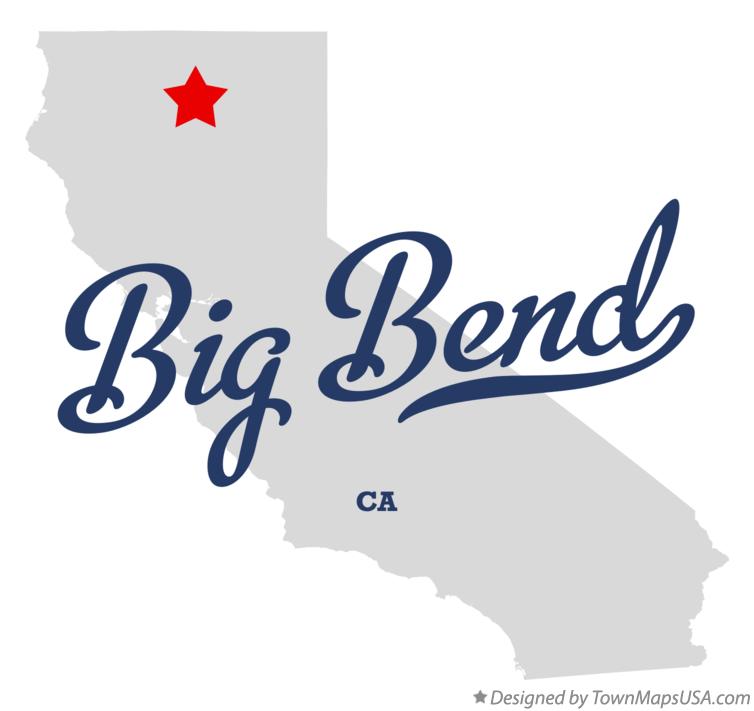 Map of Big Bend California CA