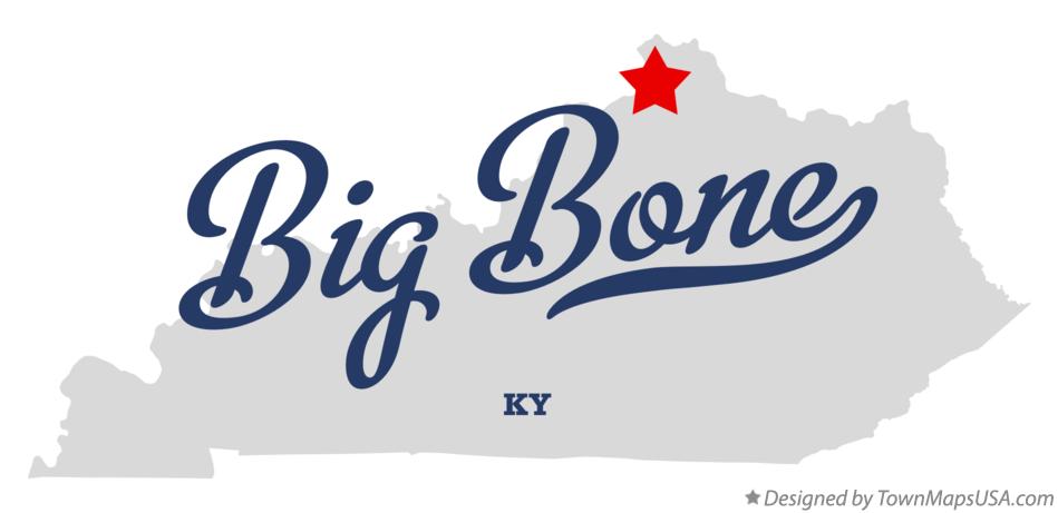 Map of Big Bone Kentucky KY