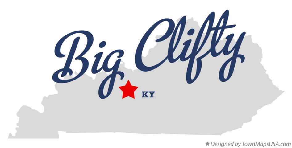 Map of Big Clifty Kentucky KY