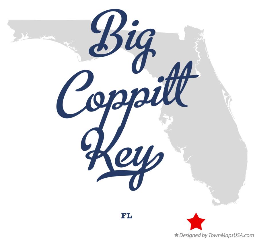 Map of Big Coppitt Key Florida FL