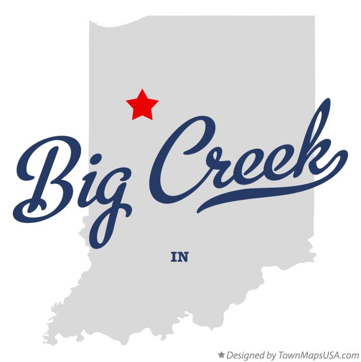 Map of Big Creek Indiana IN