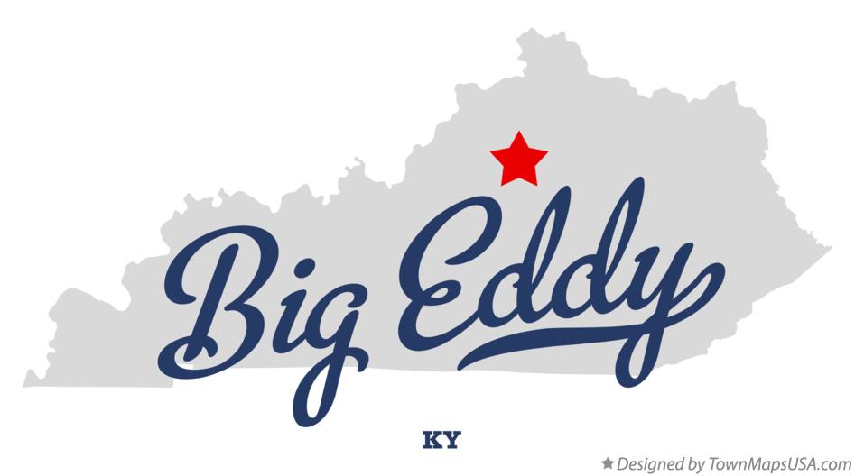 Map of Big Eddy Kentucky KY