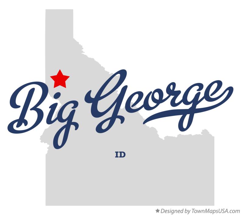 Map of Big George Idaho ID