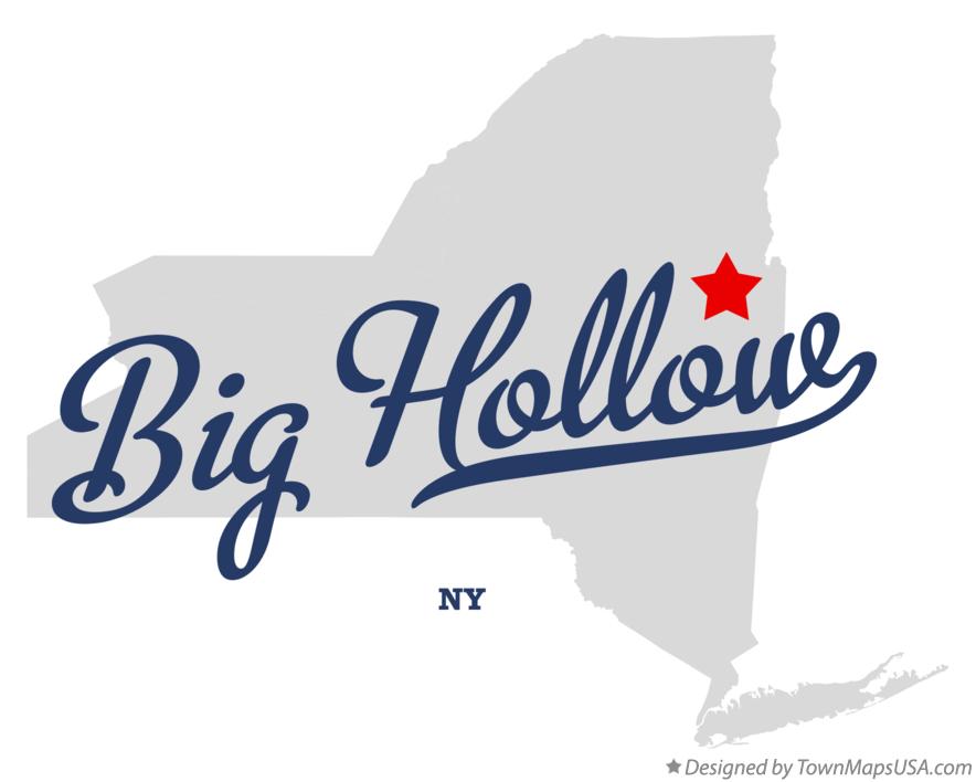 Map of Big Hollow New York NY