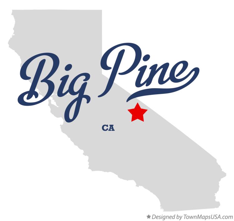 Map of Big Pine California CA