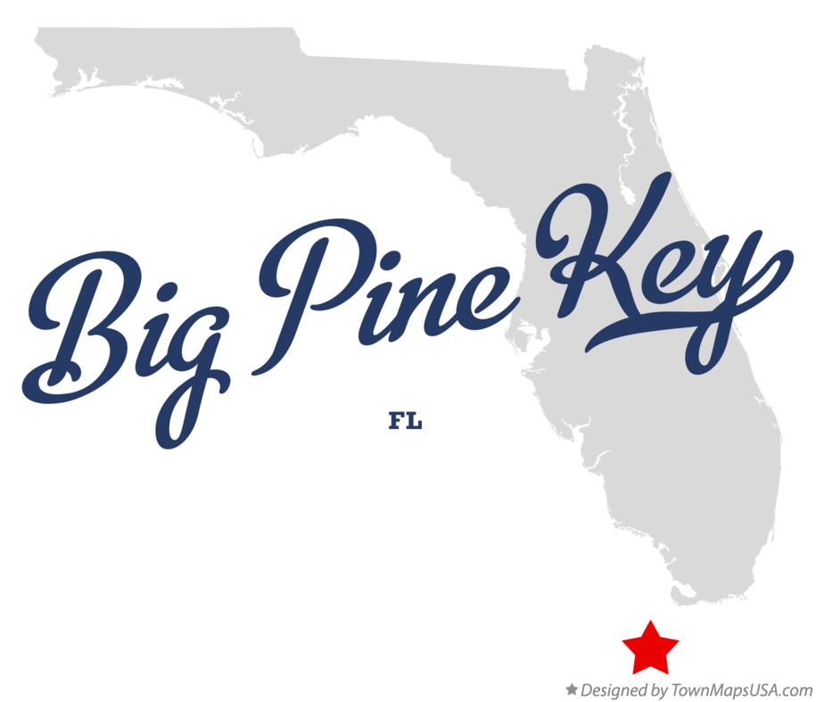 Map of Big Pine Key Florida FL