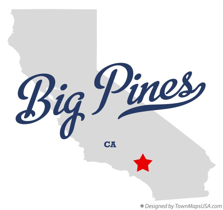 Map of Big Pines California CA