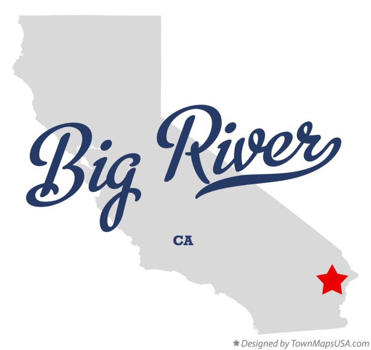 Map of Big River California CA