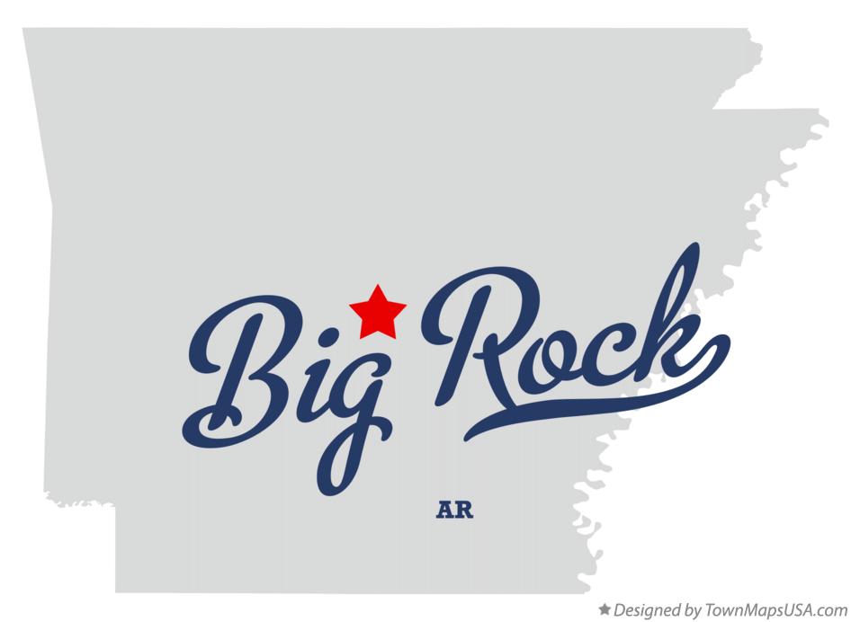 Map of Big Rock, AR, Arkansas