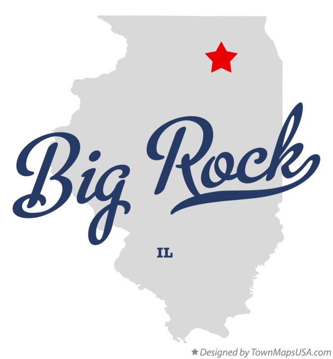 Map of Big Rock, IL, Illinois