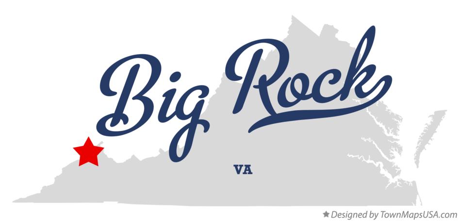 Map of Big Rock Virginia VA