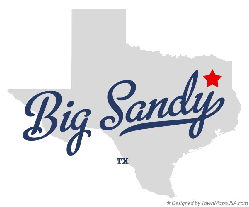 Map of Big Sandy Texas TX
