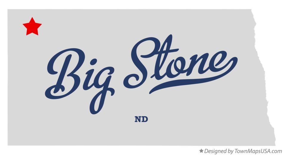 Map of Big Stone North Dakota ND