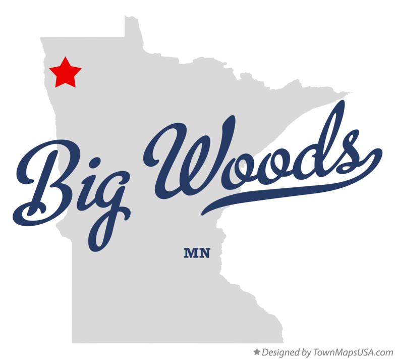 Map of Big Woods Minnesota MN