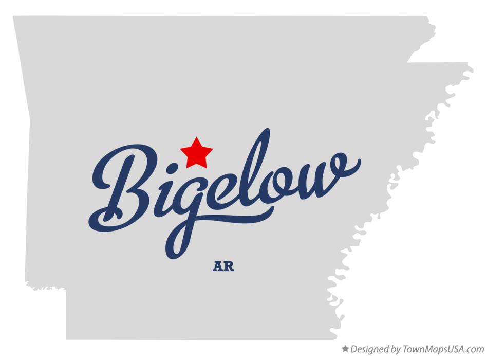 Map of Bigelow Arkansas AR