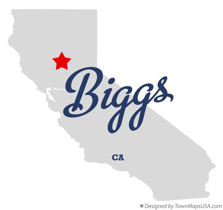 Map of Biggs California CA