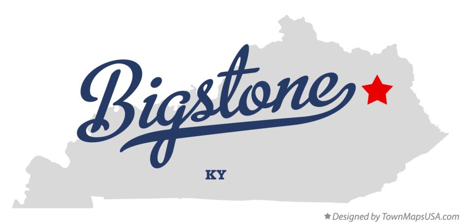 Map of Bigstone Kentucky KY