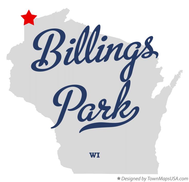 Map of Billings Park Wisconsin WI
