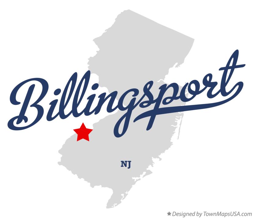 Map of Billingsport New Jersey NJ