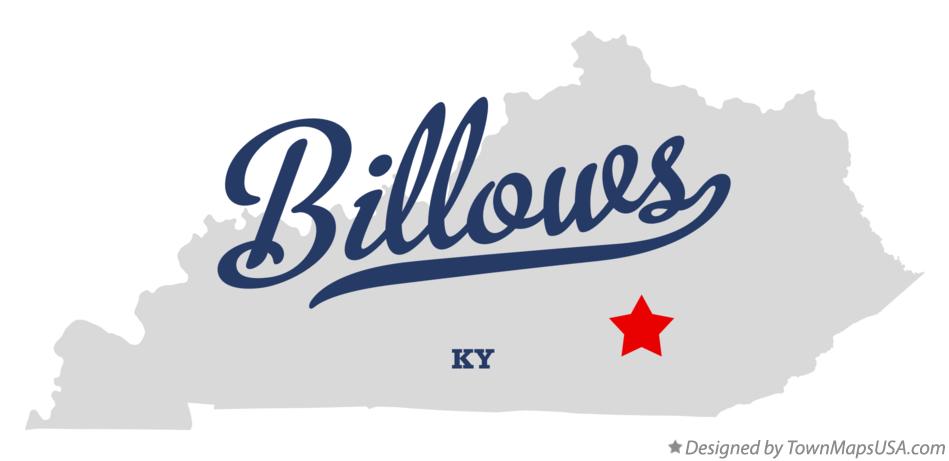 Map of Billows Kentucky KY