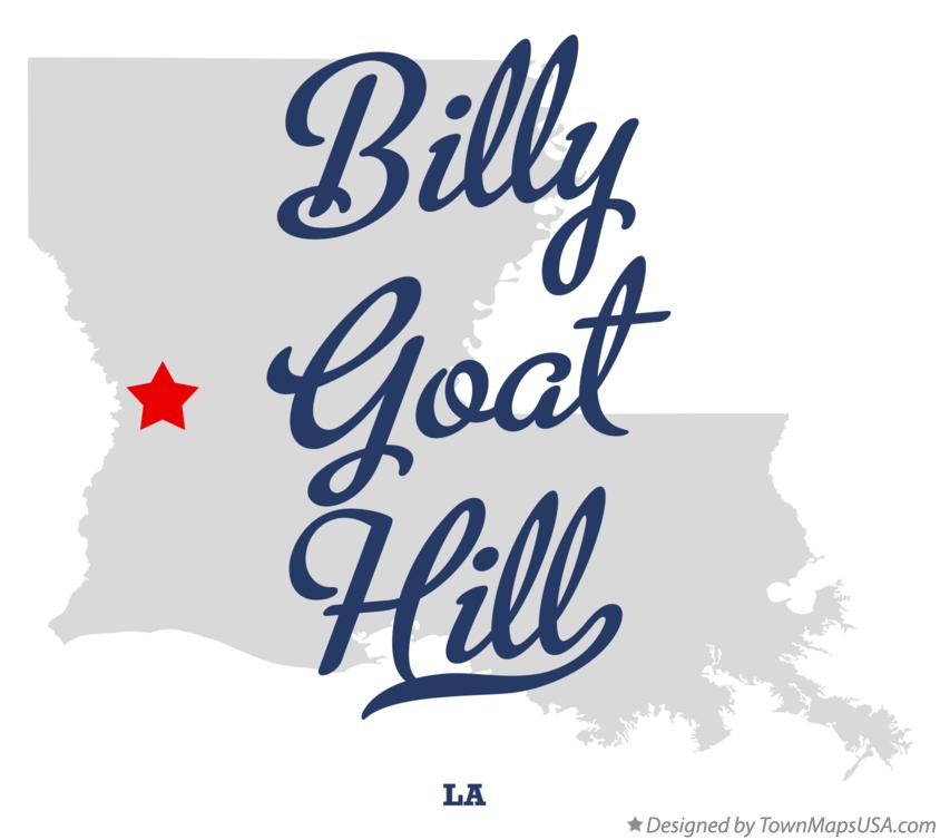 Map of Billy Goat Hill Louisiana LA