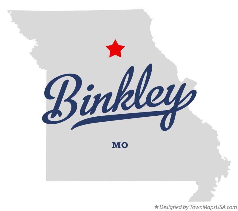 Map of Binkley Missouri MO