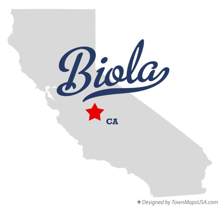 Map of Biola California CA