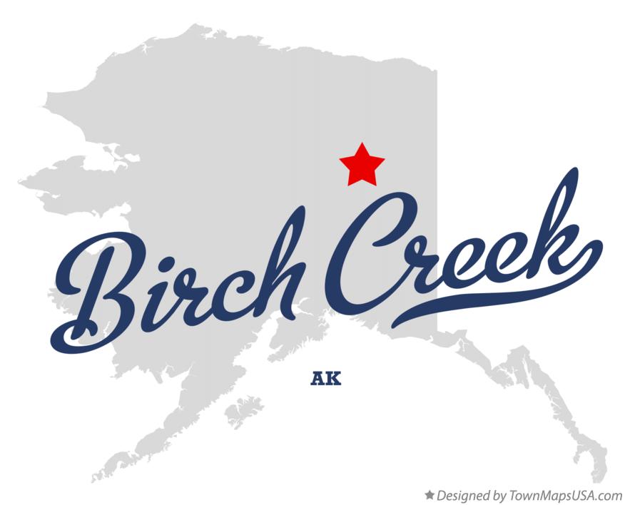 Map of Birch Creek Alaska AK