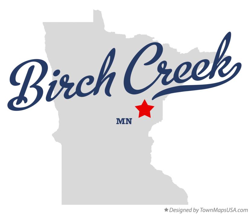 Map of Birch Creek Minnesota MN