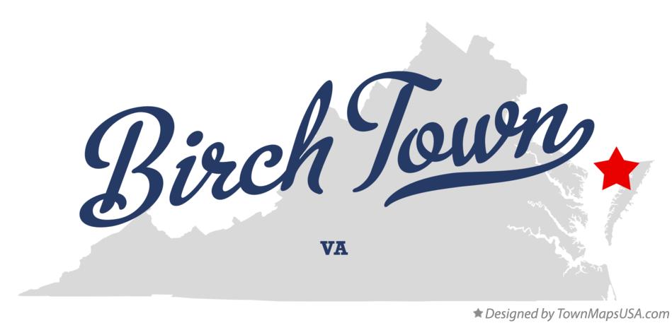 Map of Birch Town Virginia VA