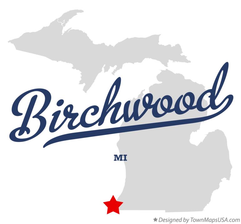Map of Birchwood Michigan MI