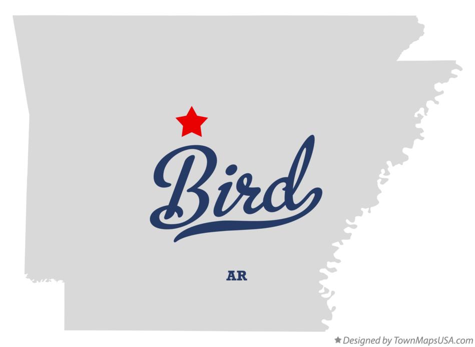 Map of Bird Arkansas AR