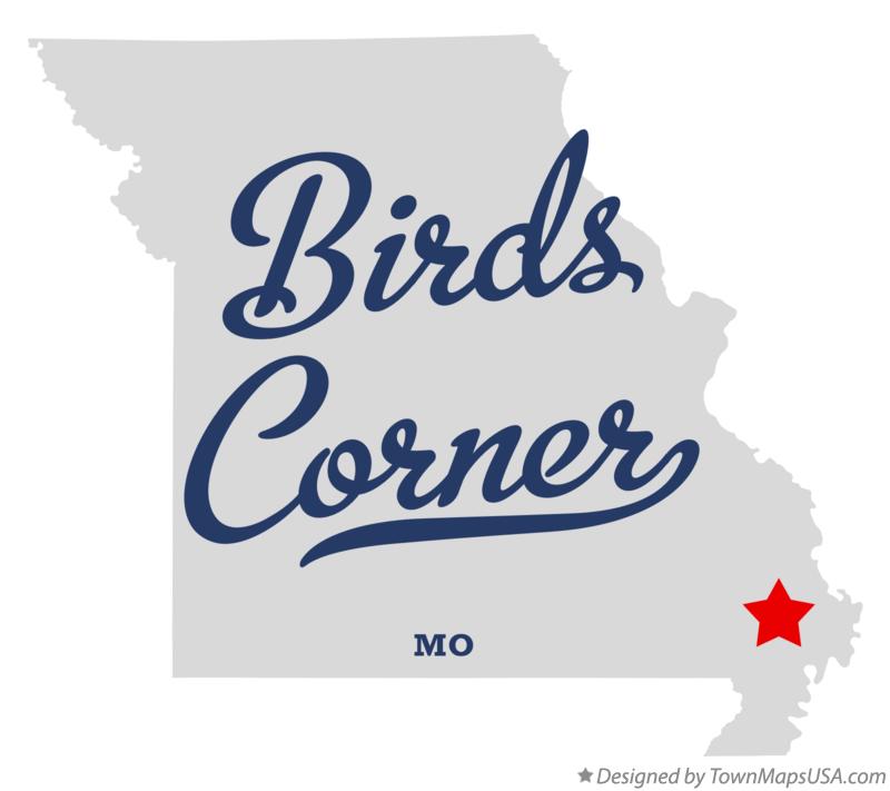 Map of Birds Corner Missouri MO