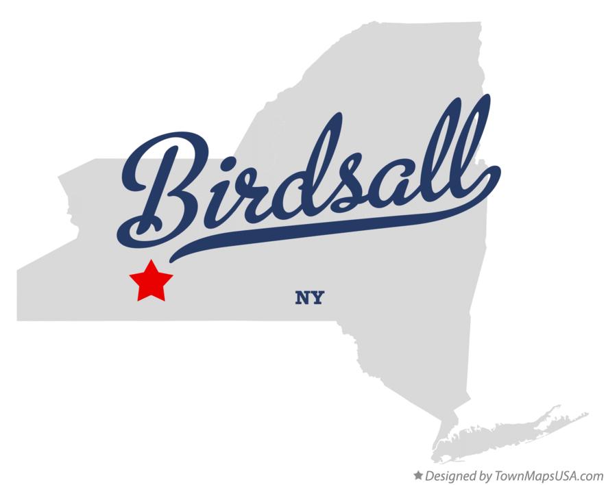 Map of Birdsall New York NY
