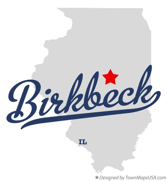 Map of Birkbeck Illinois IL