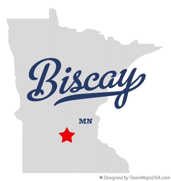 Map of Biscay Minnesota MN