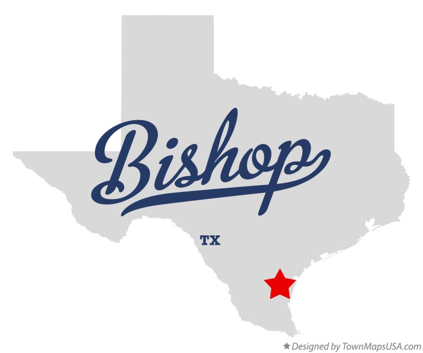 Map of Bishop Texas TX