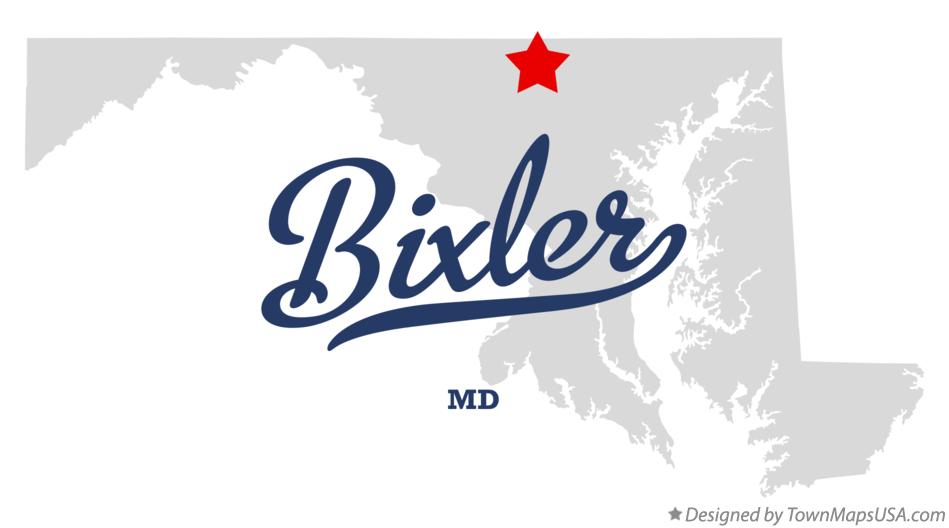 Map of Bixler Maryland MD