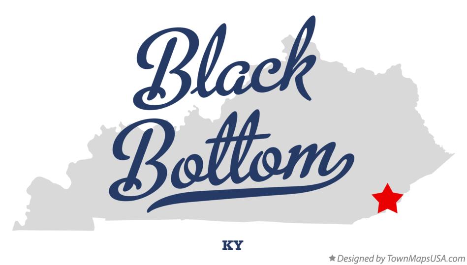 Map of Black Bottom Kentucky KY