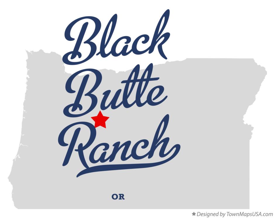 Map of Black Butte Ranch Oregon OR