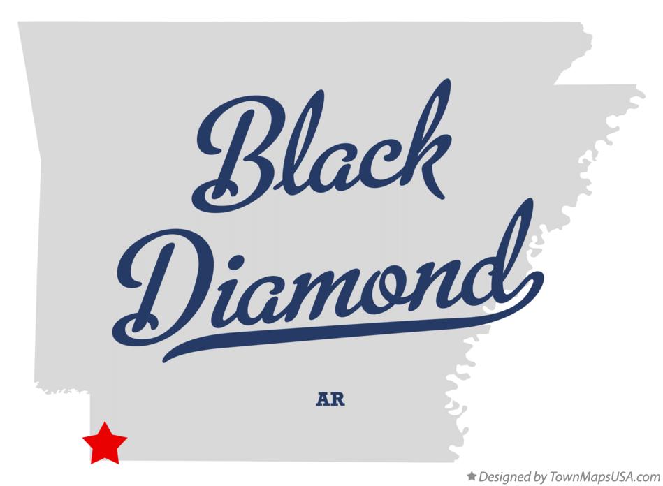 Map of Black Diamond Arkansas AR