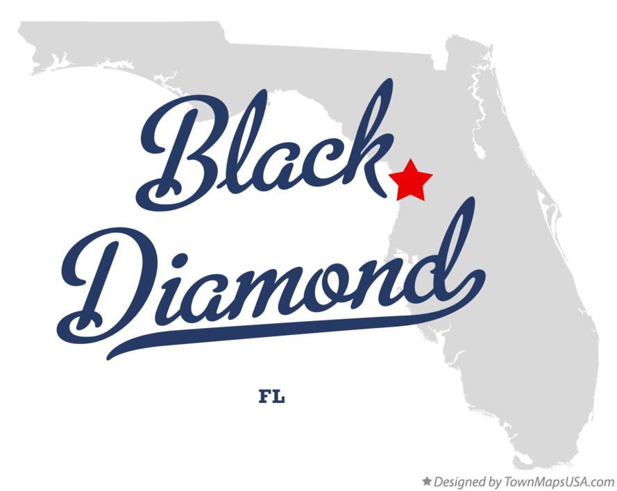 Map of Black Diamond Florida FL