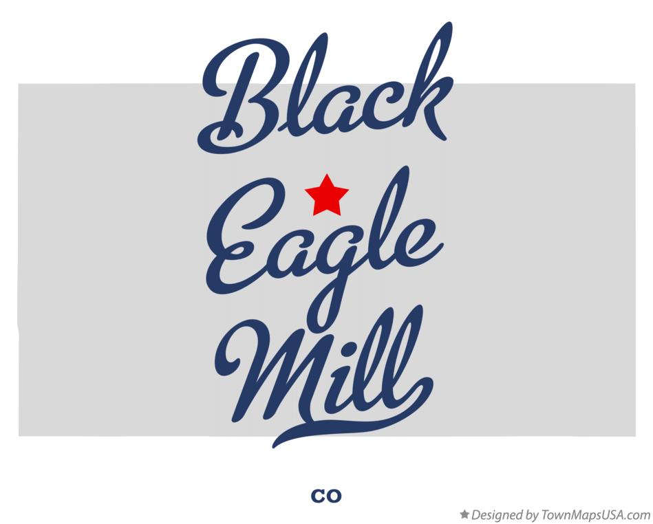 Map of Black Eagle Mill Colorado CO