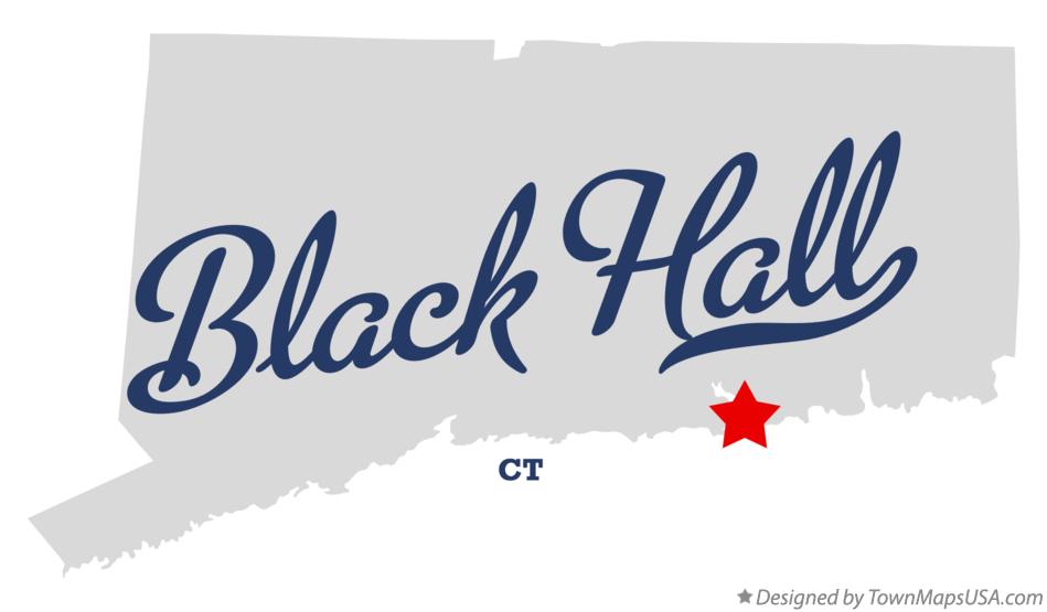 Map of Black Hall Connecticut CT