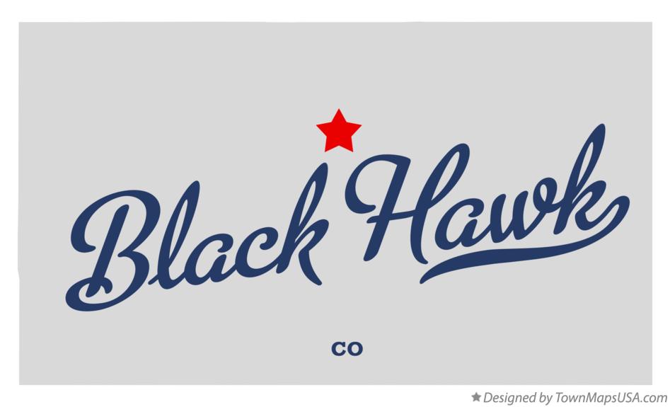 Map of Black Hawk Colorado CO